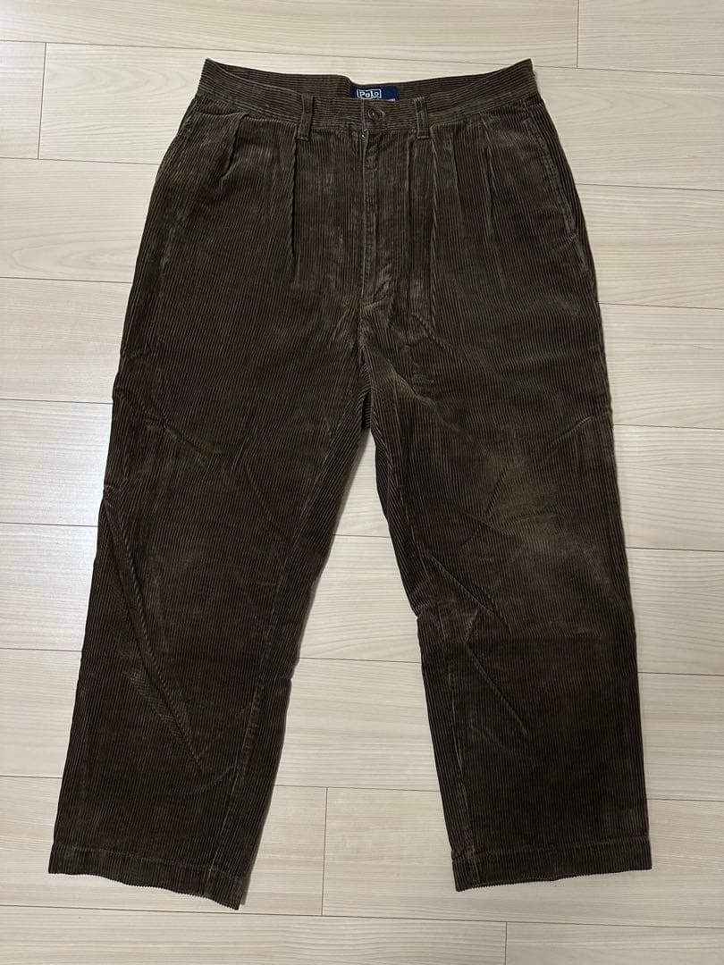 【W34】90s ポロ ラルフローレン コーデュロイパンツ