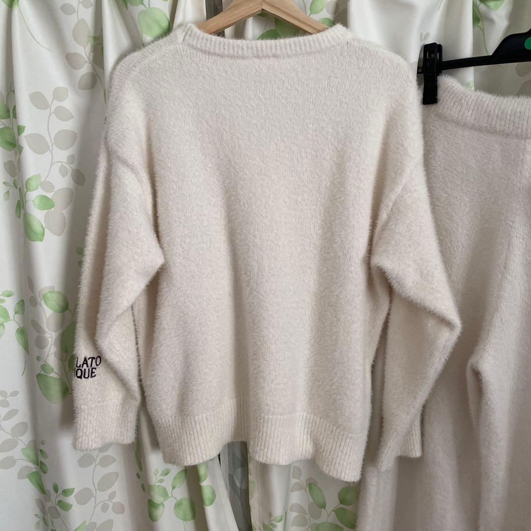 ⭐️ジェラピケGELATO PIQUE リボン付きルームウェアロング長パンツセット