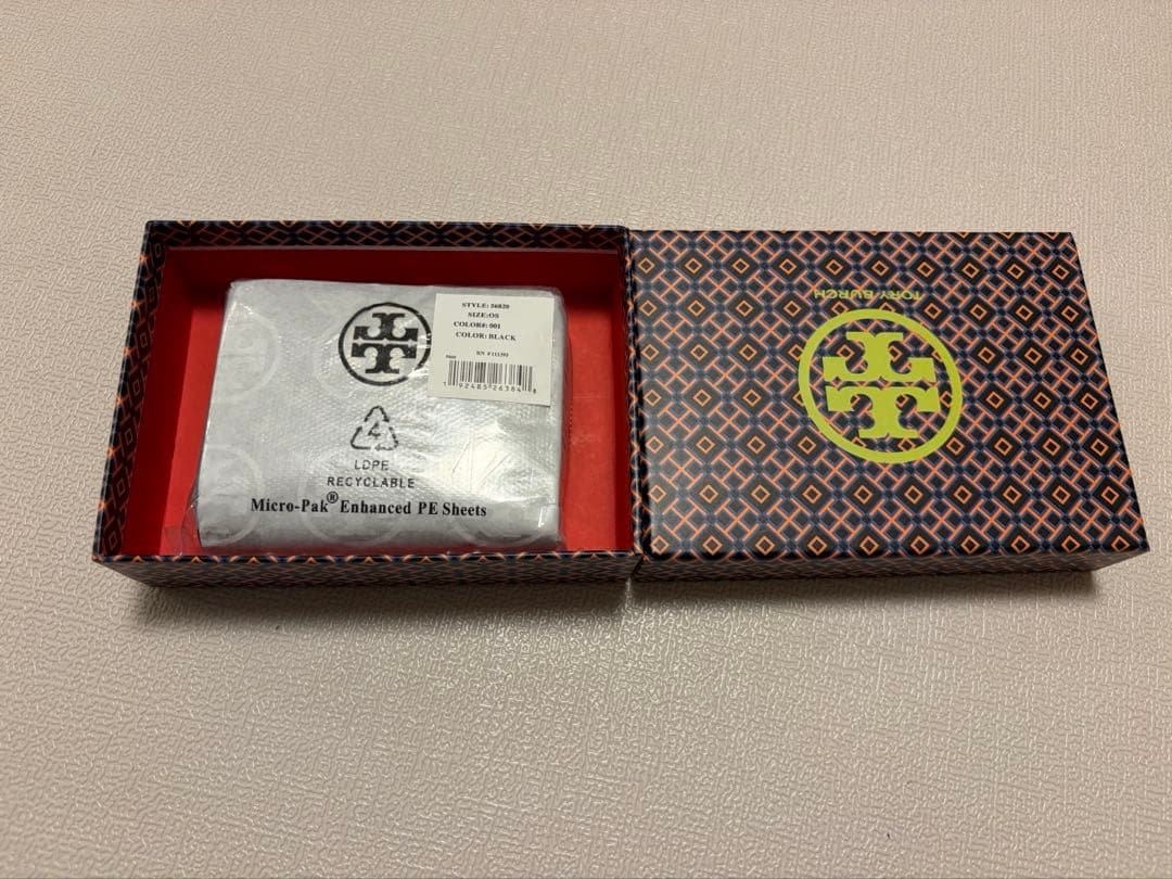 Tory Burch 二つ折り財布 ブラック 56820