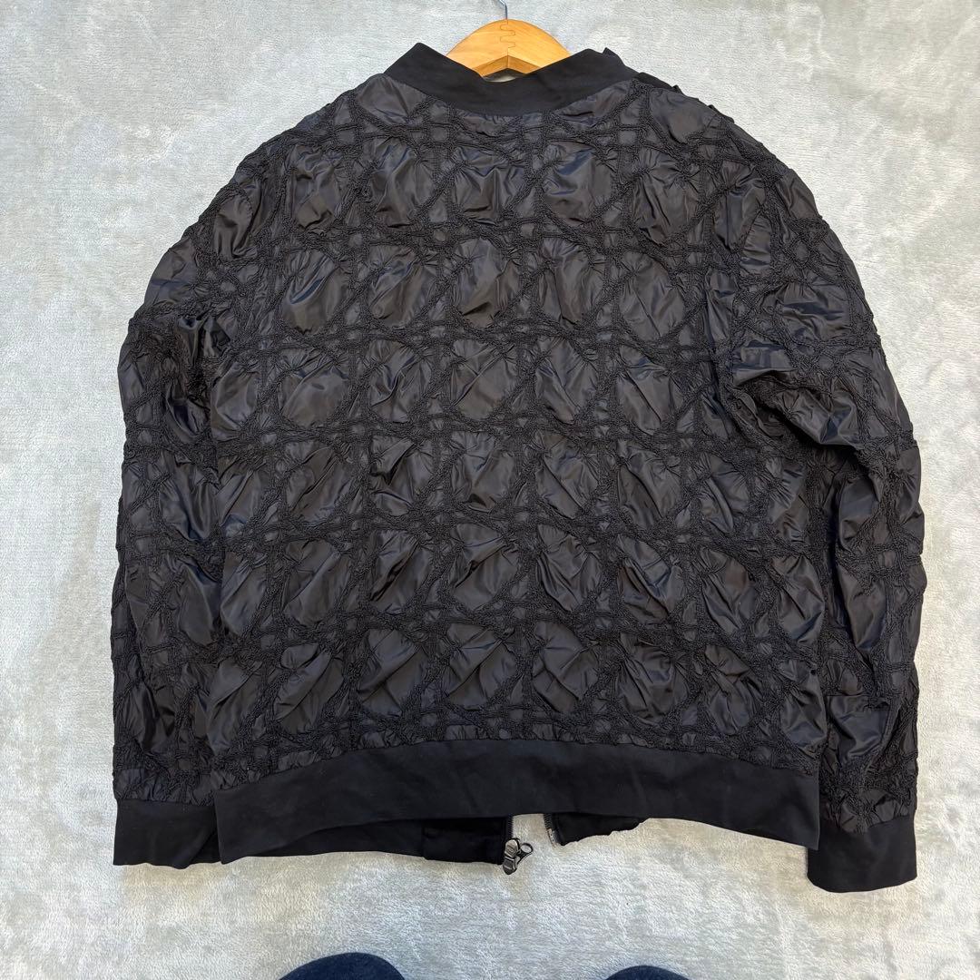 的場浩司さん着用 GARNIER MA-1 ブルゾン L ブラック シワ加工