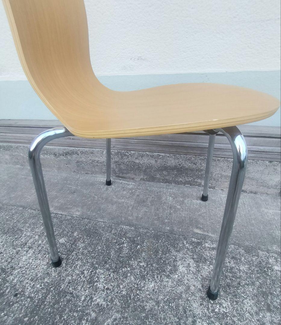 廃盤品 MUJI 無印良品 ダイニングチェア 椅子 プライウッド 希少