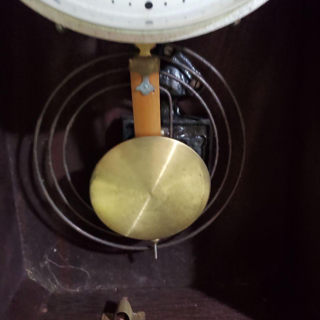 昭和レトロ　SATO時計　ボンボン時計　振り子時計　ジャンク品　音なり確認