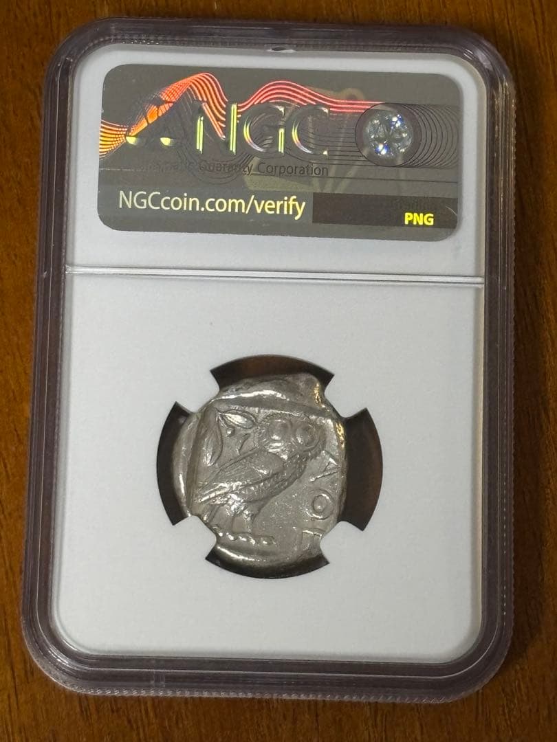 【NGC】アッティカ ARテトラドラクマ c.440-404 BC