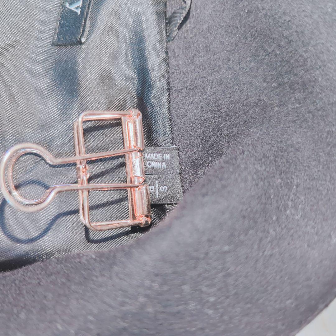 Theory セオリー スタンドカラー コート ブラック　ウール　カシミヤ混 S