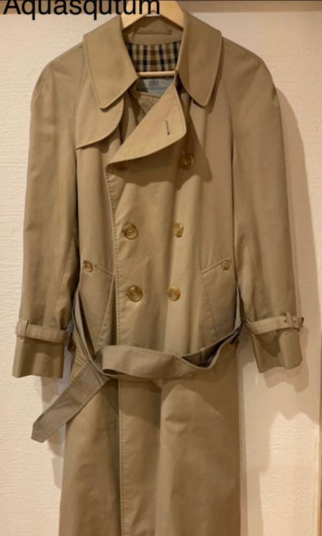 Aquasqutum トレンチコート　アクアスキュータム