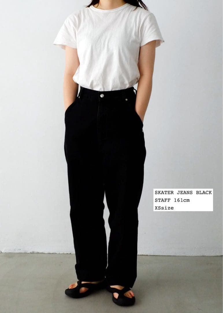 ★美品★オブラダ oblada スケータージーンズ ブラック サイズXS
