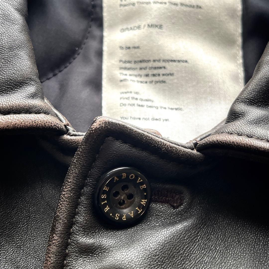 archive WTAPS 10AW DAS BOOT レザージャケット　羊革
