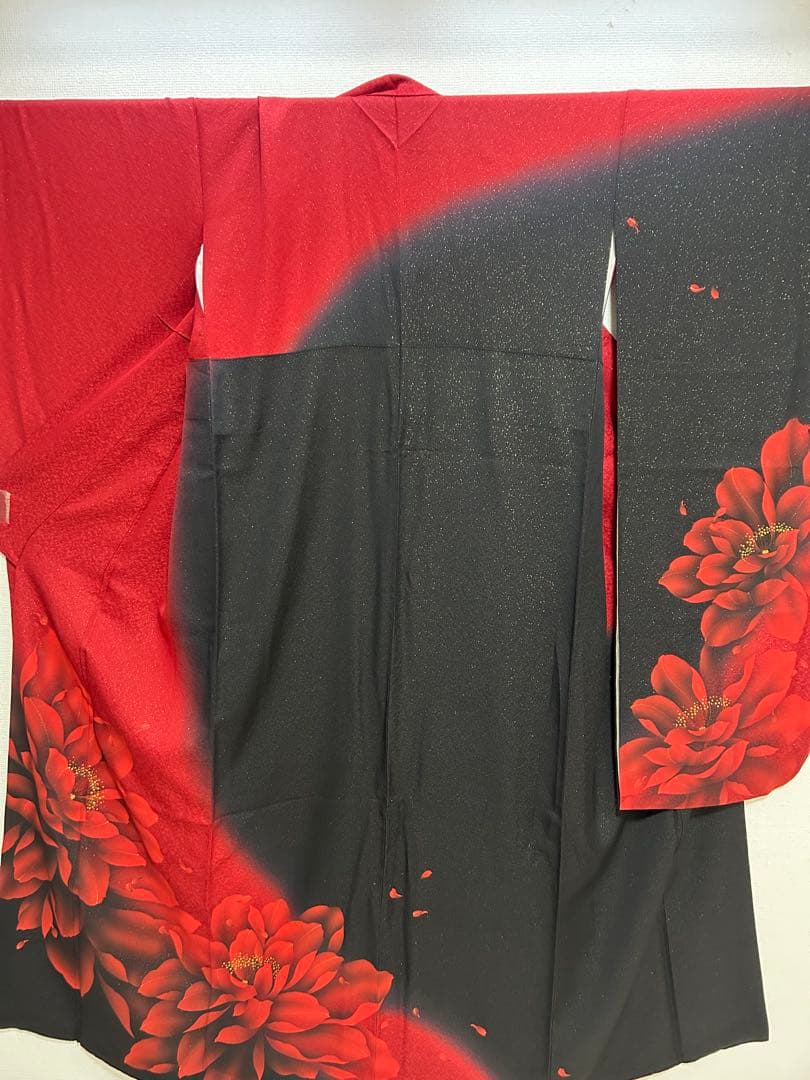 豪華振袖５点セット！！　モダン　グラデーション　花柄　１９５