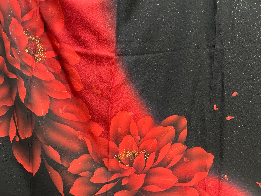 豪華振袖５点セット！！　モダン　グラデーション　花柄　１９５