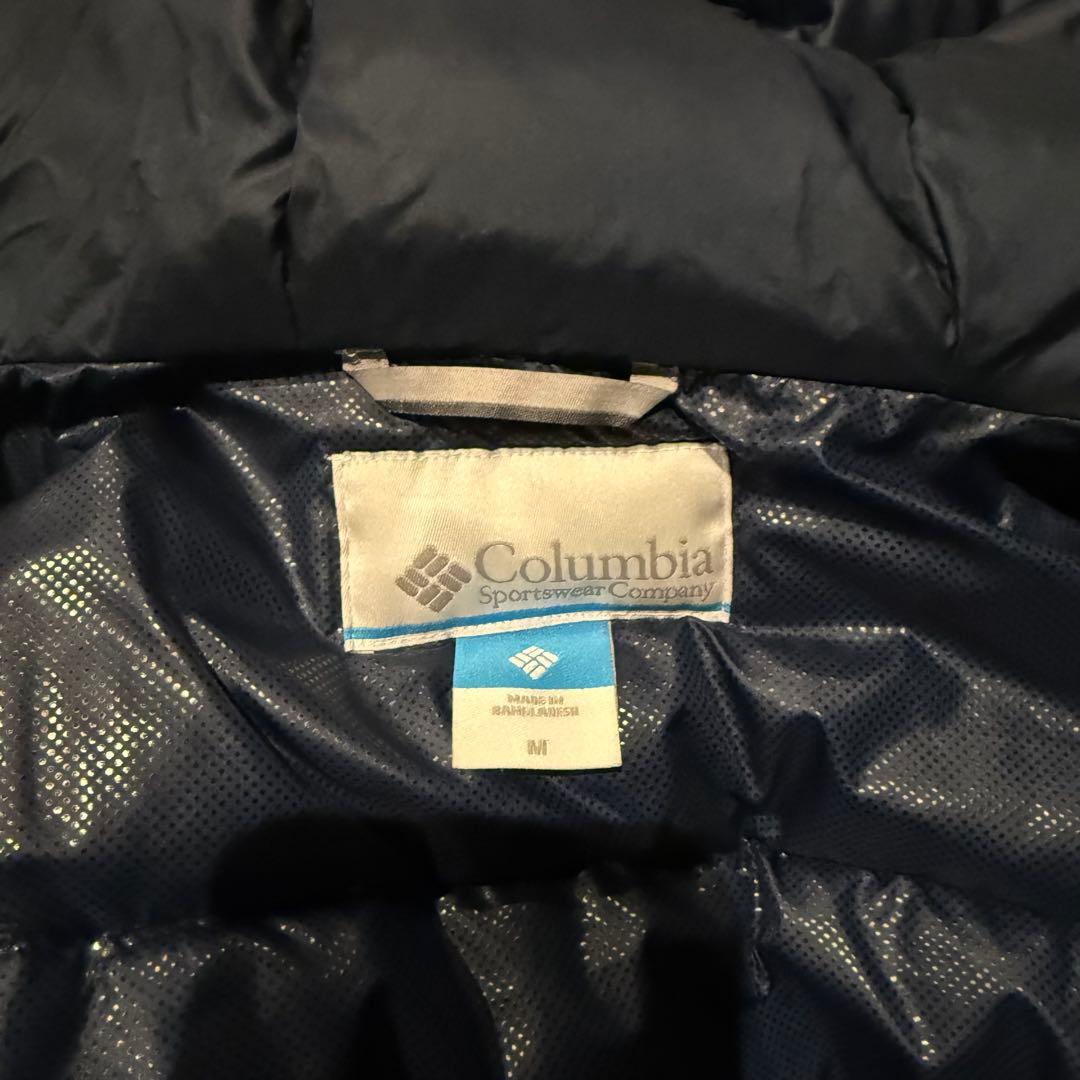 【大人気❗️】極暖！肉厚！columbia 　ダウン　オリーブ　ネイビー　M