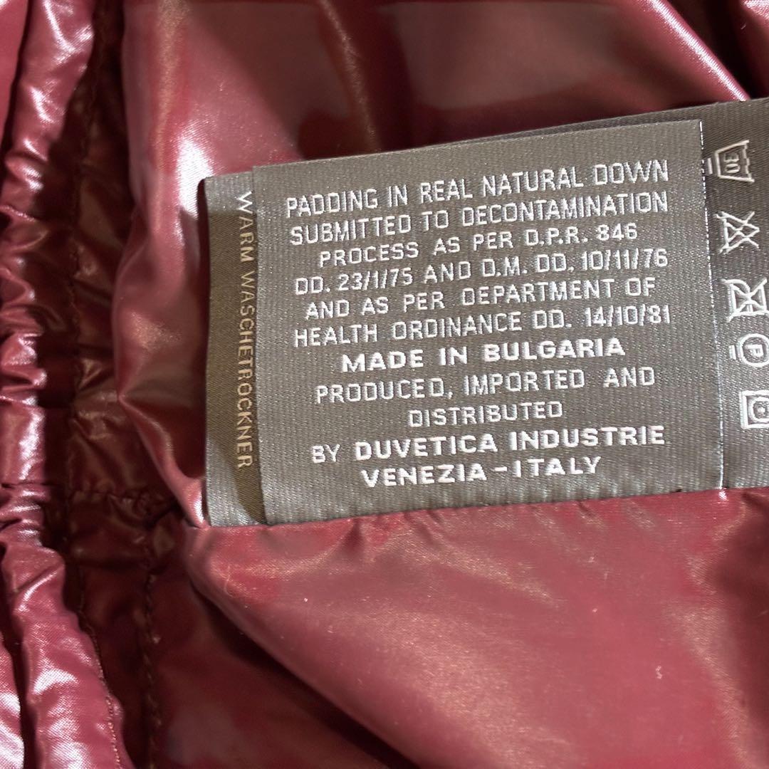 美品 DUVETICA Kappa ダウン 40 ファー付フード取外可 ネイビー