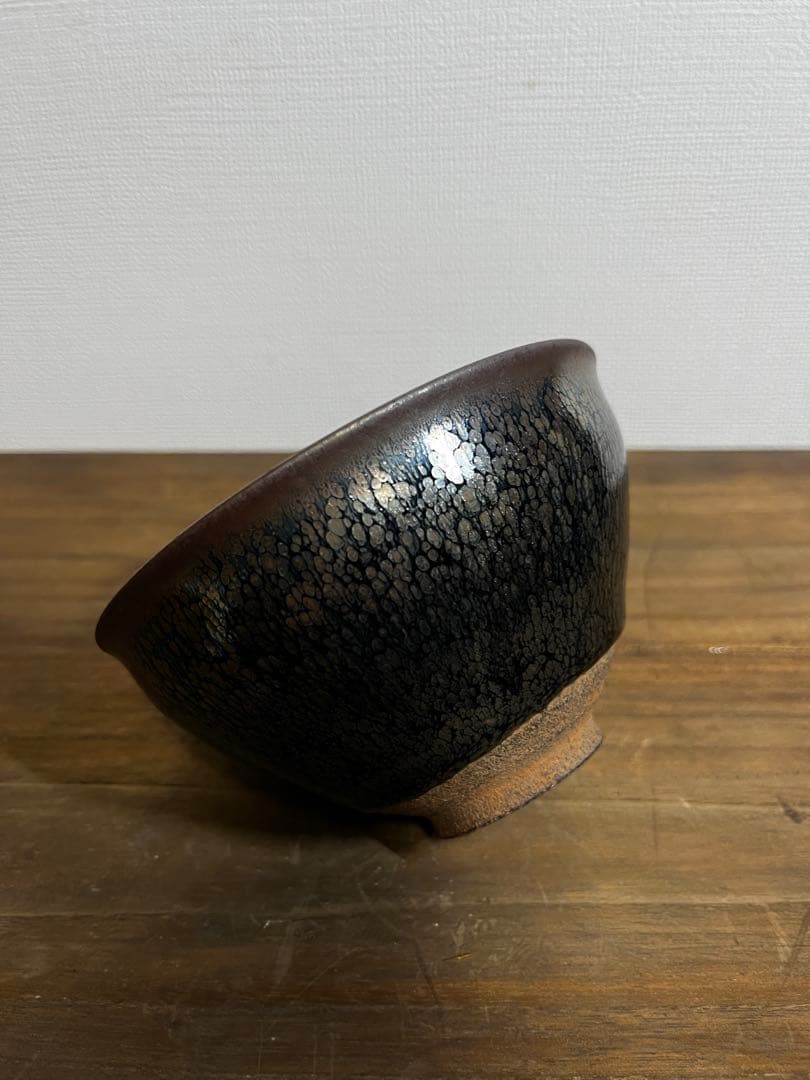 宋時代　建窯　油滴天目茶碗　宋