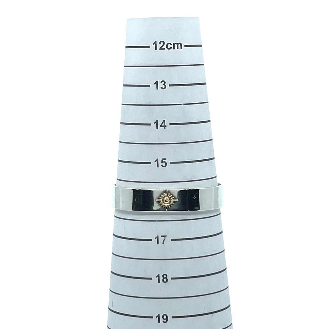 美品　ARIZONA アリゾナ　i1 シルバー　k18 バングル　ブレスレット