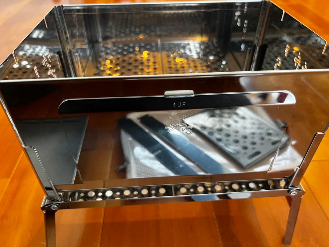 笑's コンパクト焚き火グリル 「B-GO」 グリルプレート3点セット　未使用