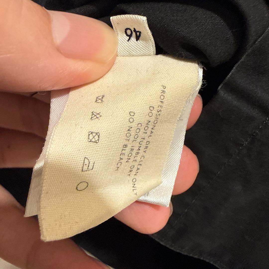 LEMAIRE ブラック 長袖シャツ