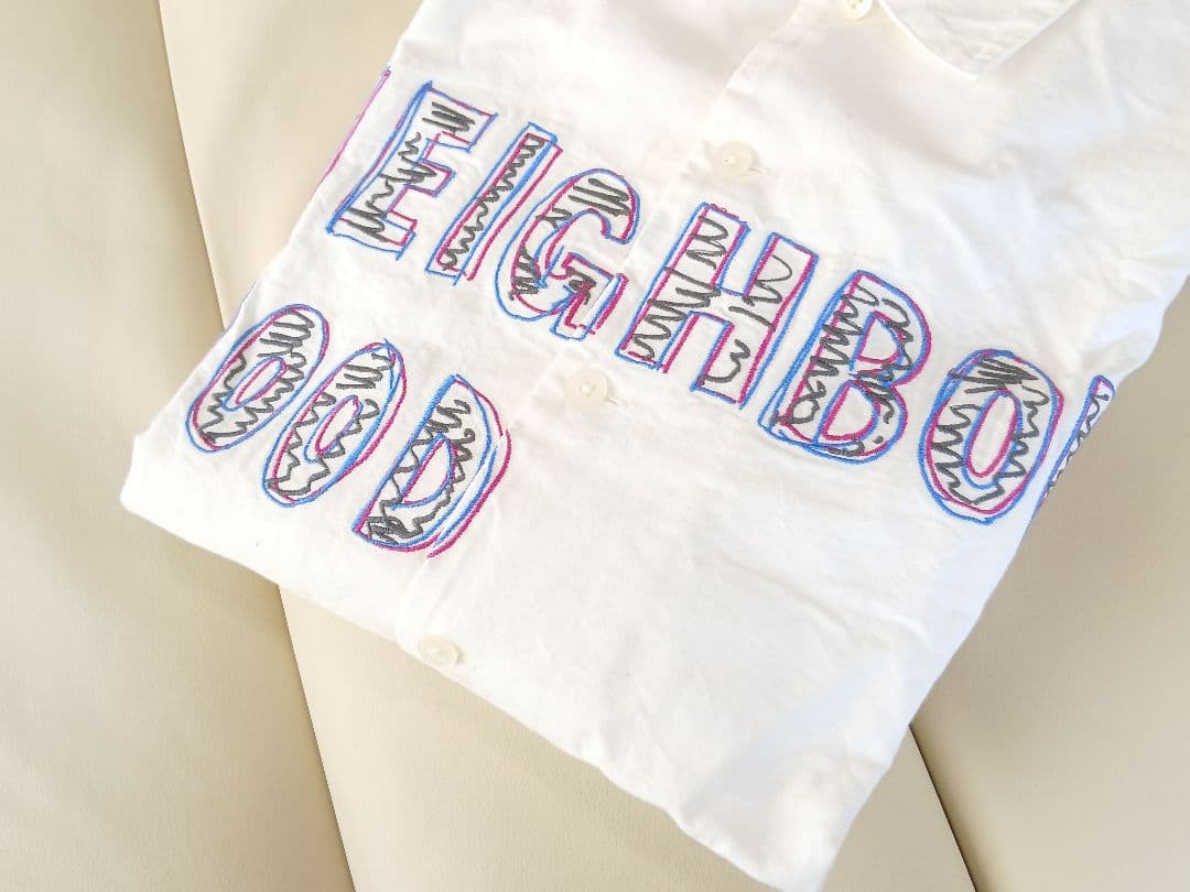 24年 NEIGHBORHOOD ネイバーフッド長袖シャツ ホワイト WTAPS