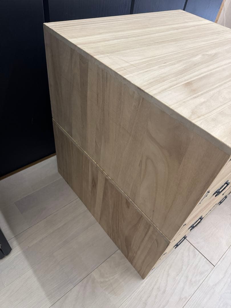 和風木製チェスト 4段　桐タンス