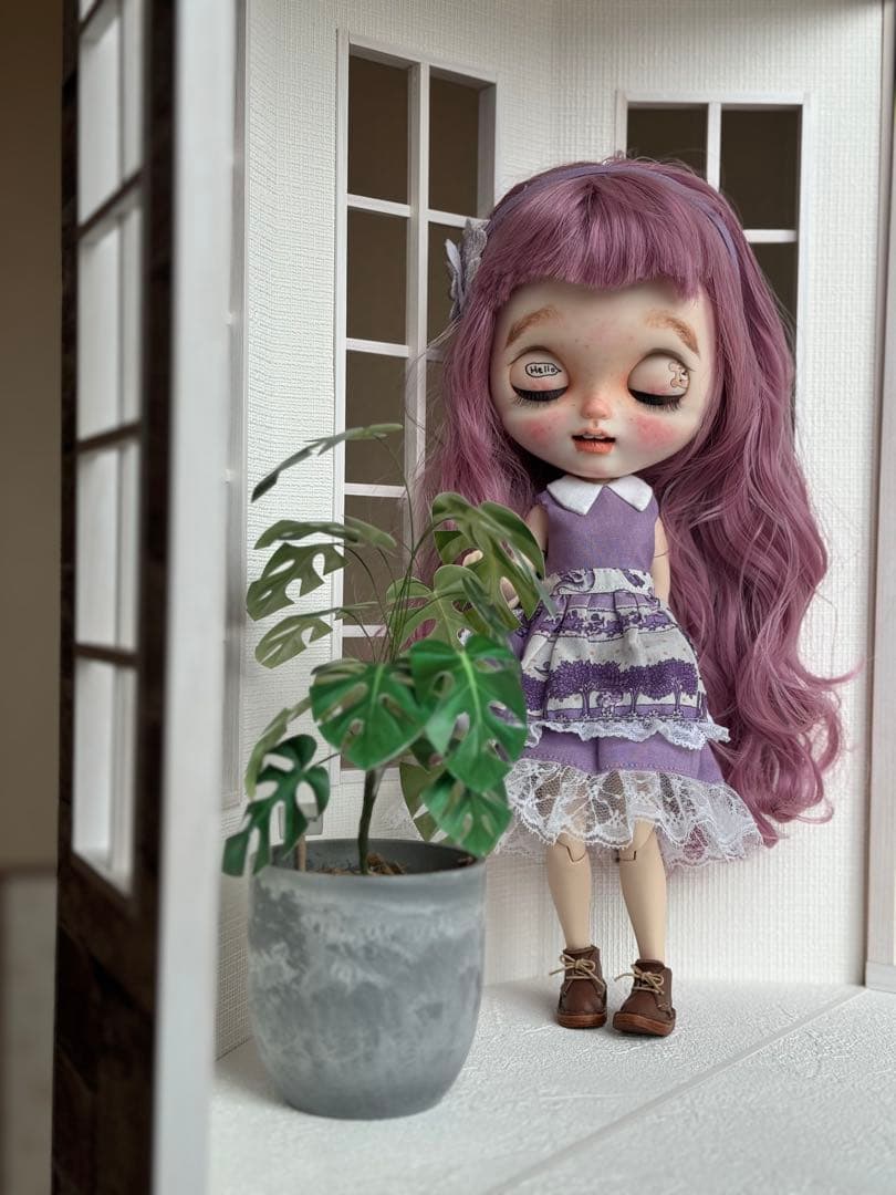 出窓ドールハウス　背景ボード　撮影ボード