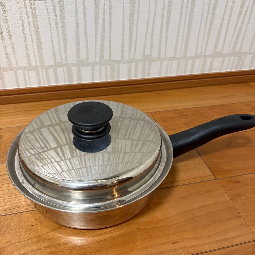 アムウェイ 中フライパン 蓋付き