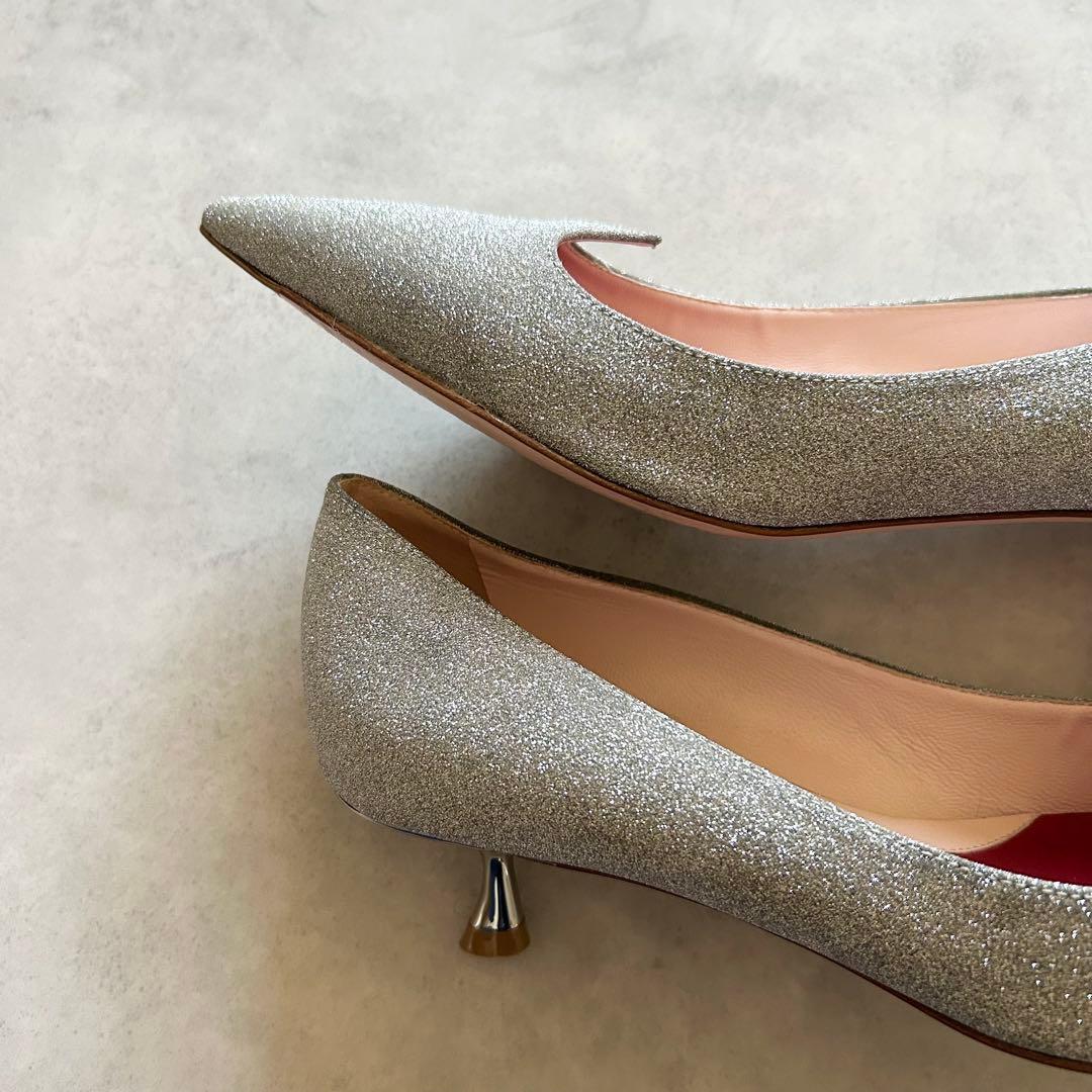 ロジェヴィヴィエ銀 35 1/2 23cm アイラブヴィヴィエ グリッターハート