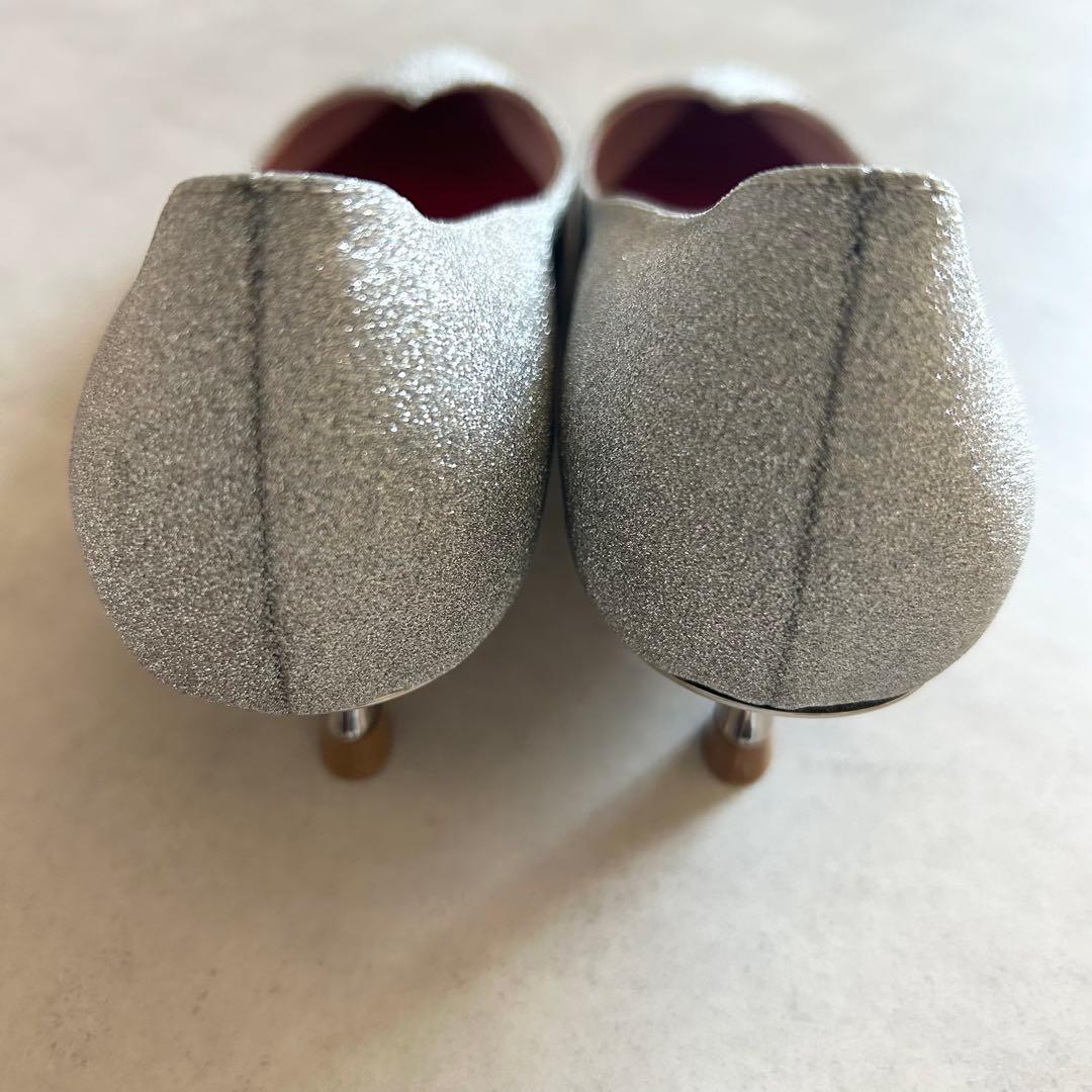 ロジェヴィヴィエ銀 35 1/2 23cm アイラブヴィヴィエ グリッターハート