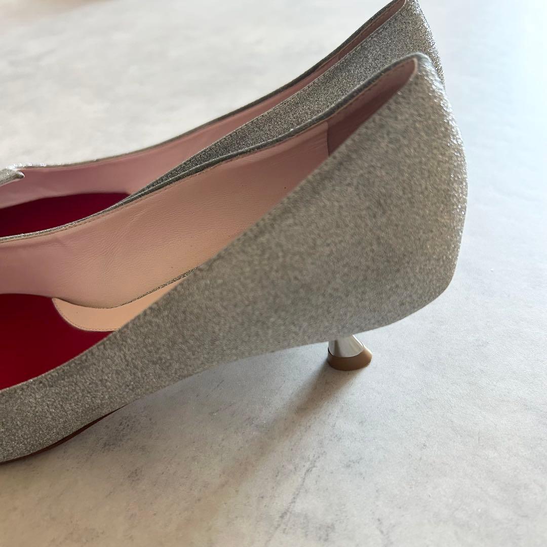 ロジェヴィヴィエ銀 35 1/2 23cm アイラブヴィヴィエ グリッターハート