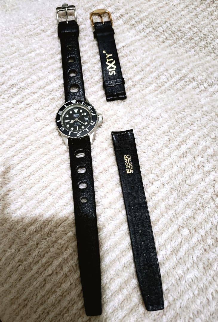 ホイヤー（TAG表示なし）時代のタグホイヤー　ダイバーウォッチ　トロピックベルト