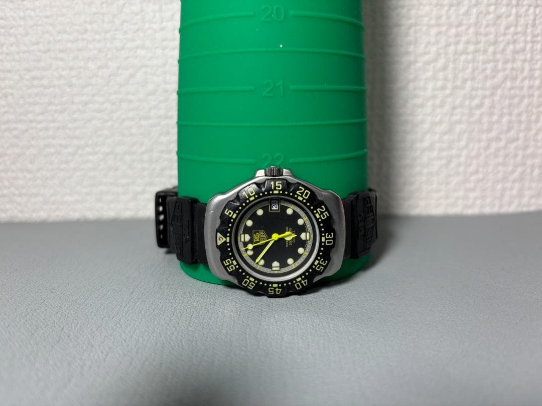 TAG HEUER 376.513 FORMULA1 ブラック イエロー 稼働