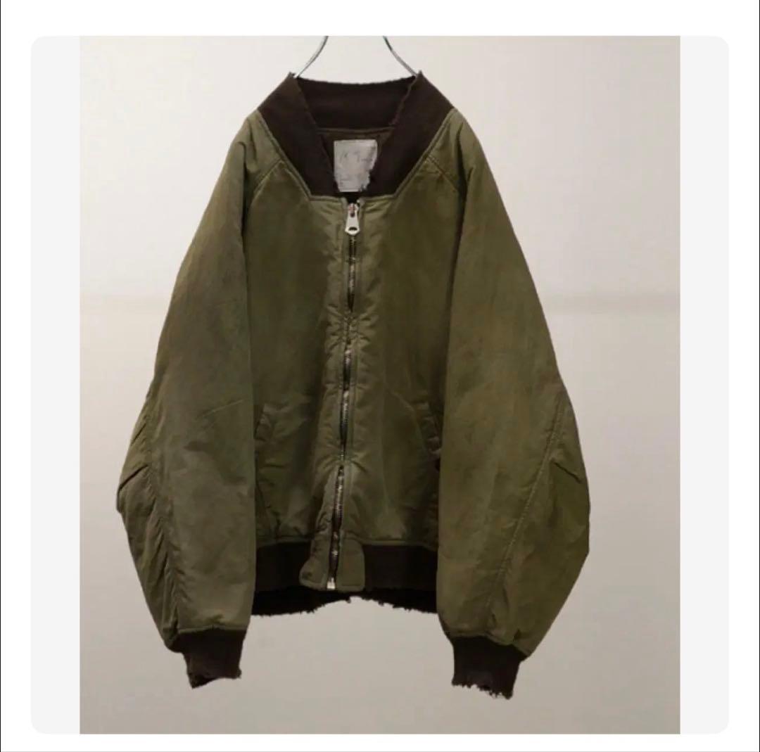 ANCELLM アンセルム FADED BOMBER JACKET サイズ1