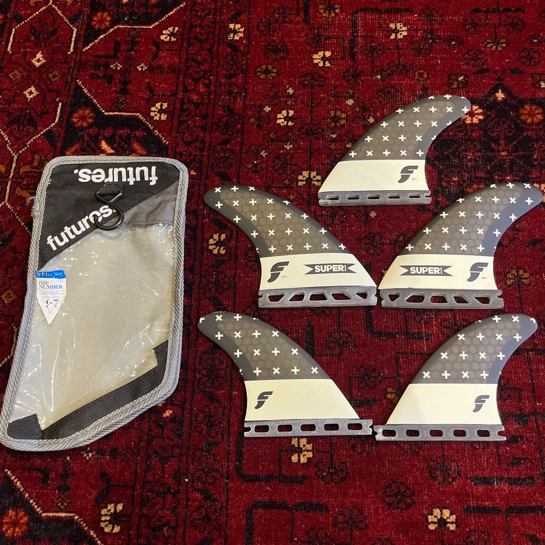 futures SUPERK サーフボードフィン 5枚セット