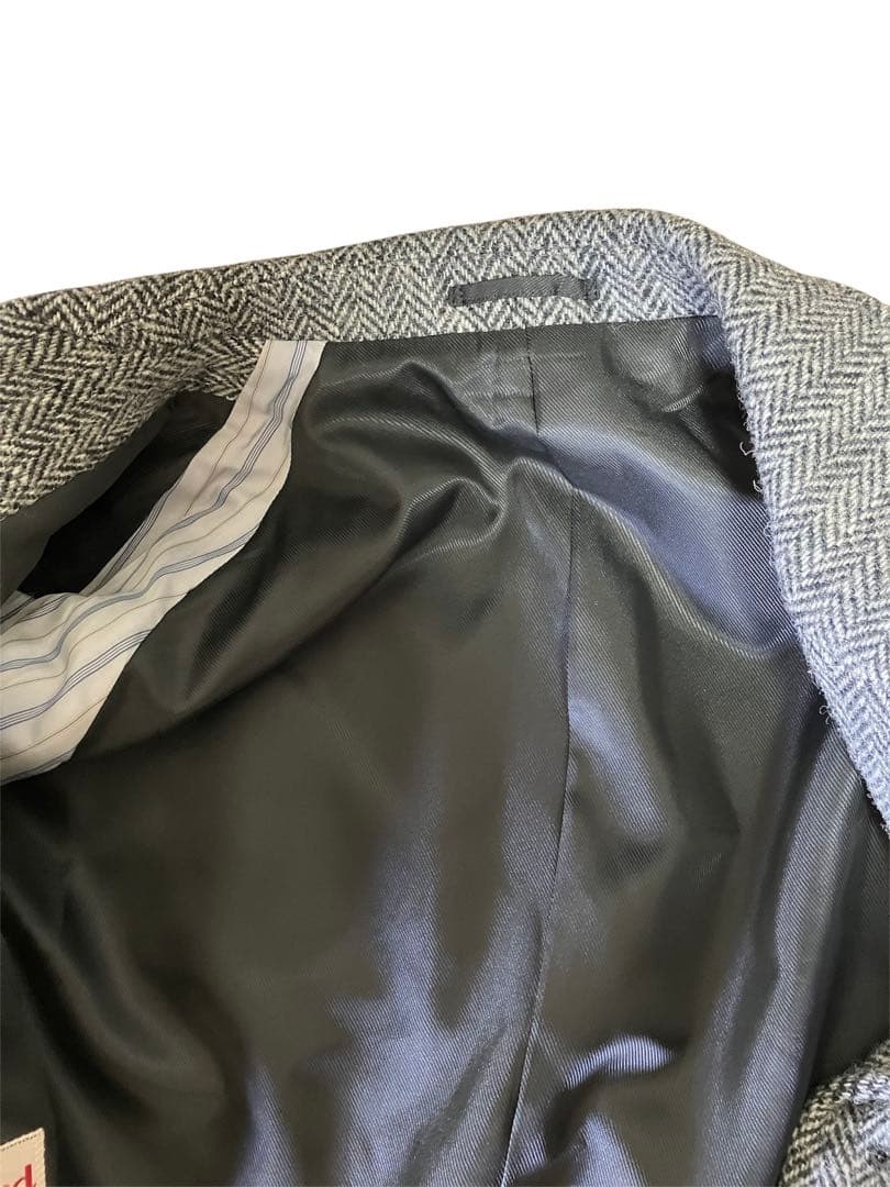 Harris Tweed ハリスツイード　ヘリンボーン　ウール　チェスターコート