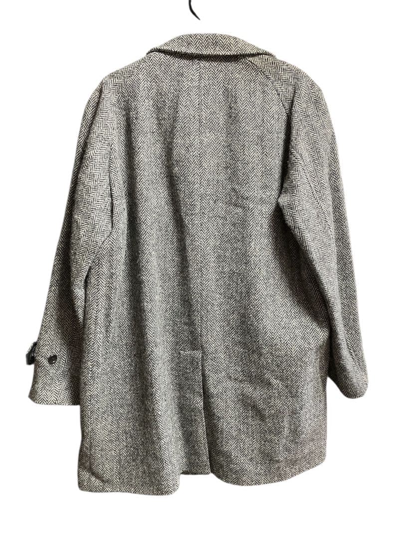 Harris Tweed ハリスツイード　ヘリンボーン　ウール　チェスターコート