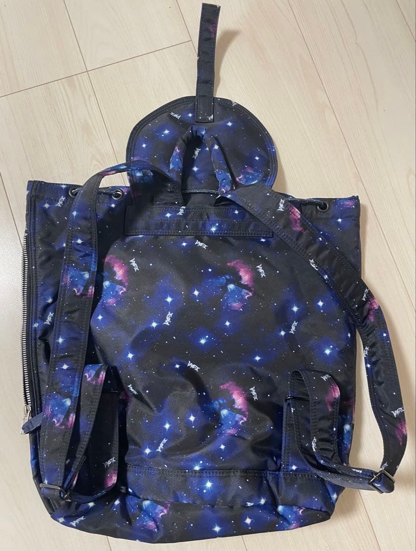 Porter×X-girl 限定コラボ　宇宙柄 コズミック　ナイロンリュック