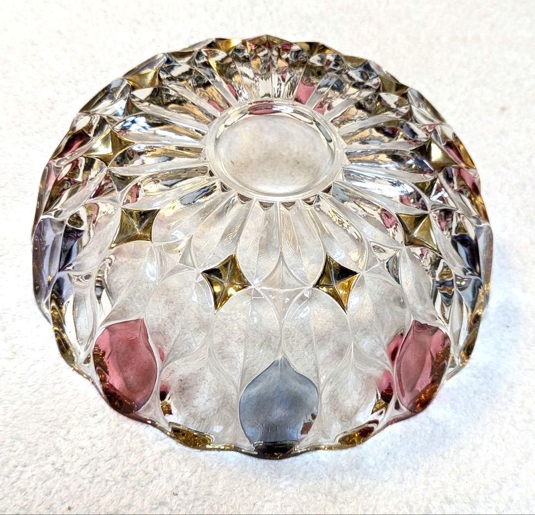 ガラス ボウル　お皿　 直径約21cm