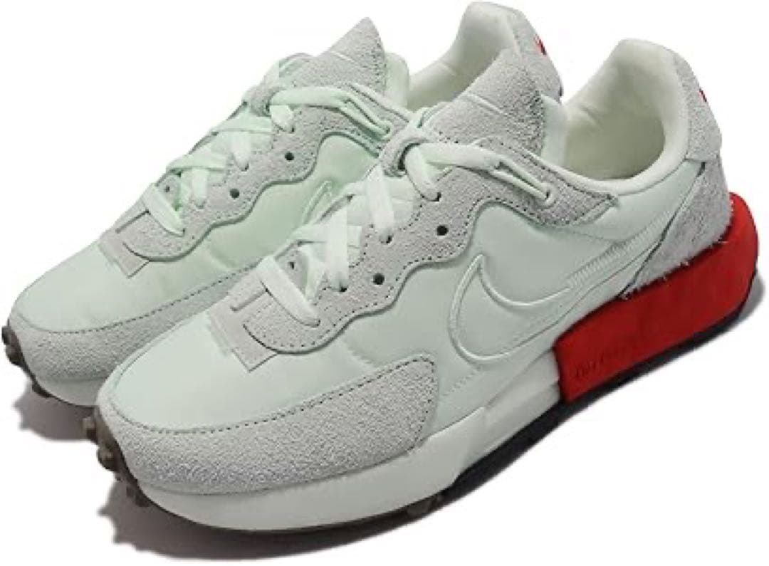 Nike Fontanka Waffle ミントグリーン/レッド