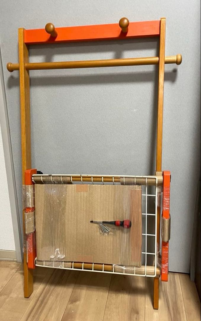 【希少】ミッフィー　ハンガーラック　ハンガーチェスト　木製ラック　当時物