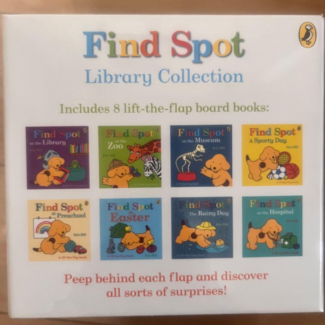 コロちゃん 仕掛け英語絵本 Find Spot ボードブック 仕掛け英語絵本8冊