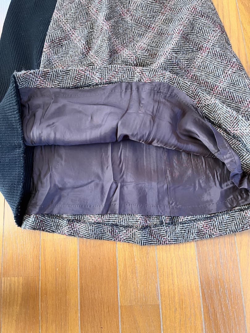 コムデギャルソン　ニット　ロングスカート