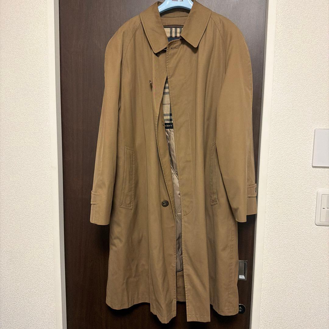 BURBERRY ベージュ 2枚袖ステンカラーコート