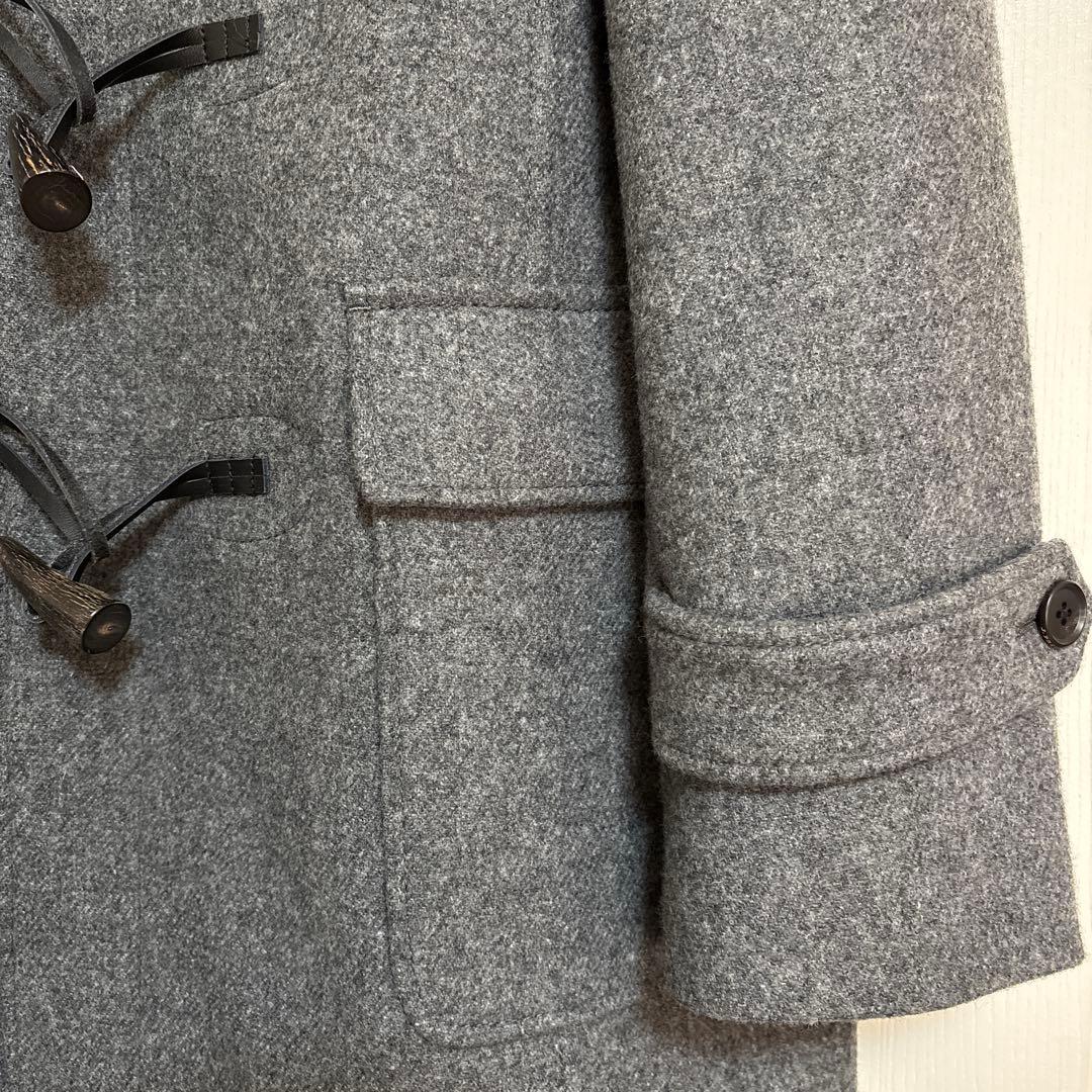 【J.PRESS】 グレー ダッフルコート フード付き