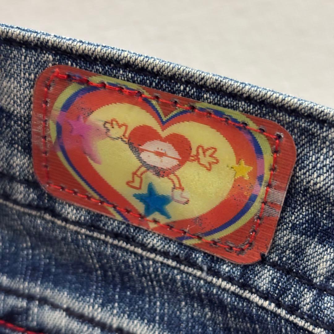 Vintage 00s【Y2K】フレア デニムパンツ グランジ バギー平成ギャル