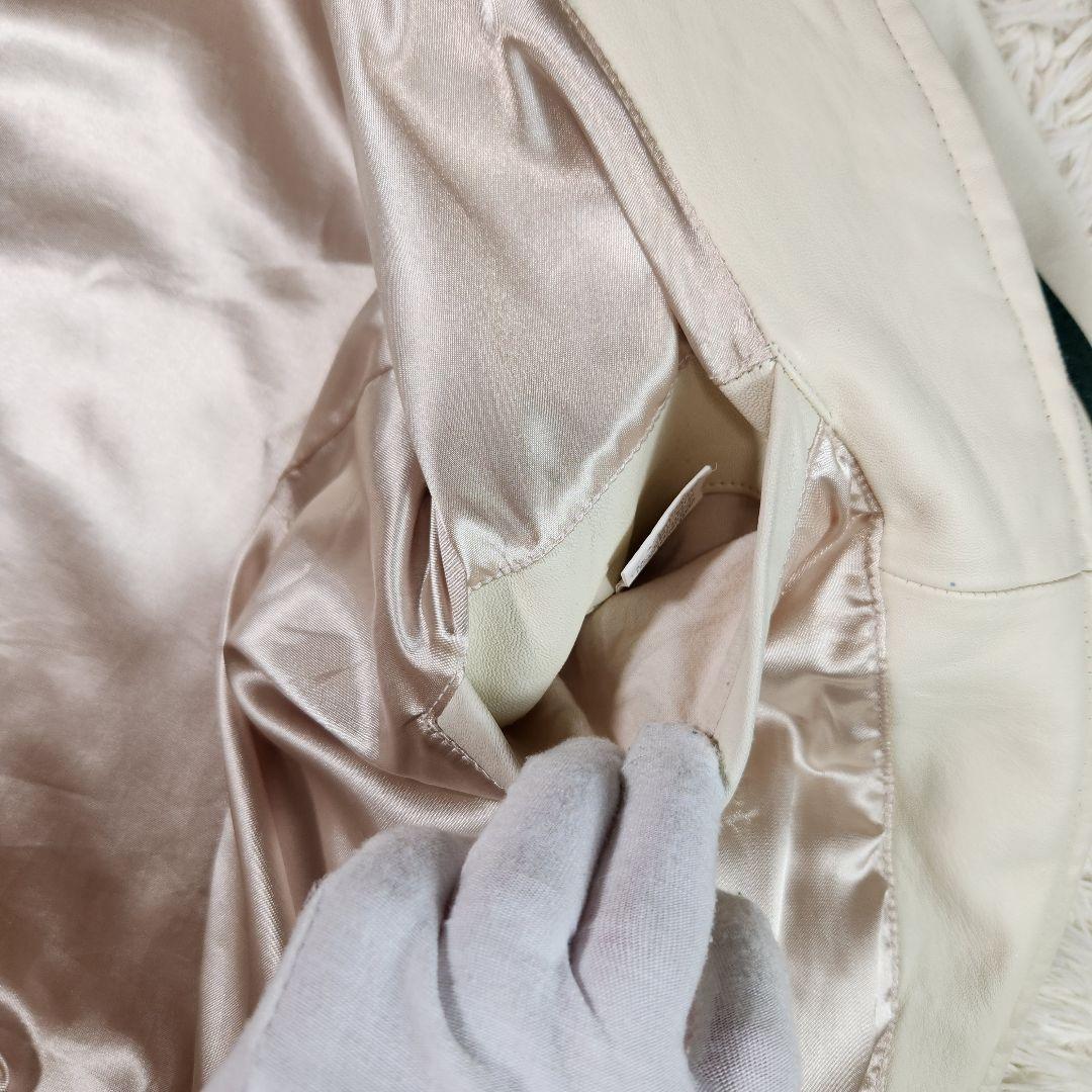 Schott ショット シングルライダース サイドライン ロゴ刺繍 ラムレザー