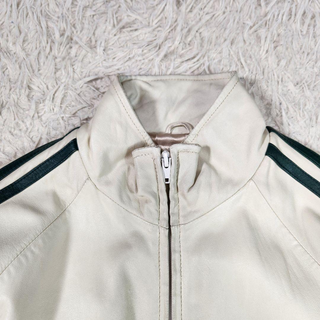 Schott ショット シングルライダース サイドライン ロゴ刺繍 ラムレザー