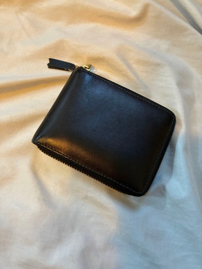 コムデギャルソン 二つ折り財布 COMME des GARCONS ブラック