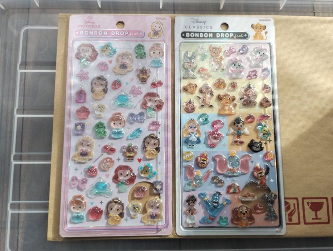 正規品　ボンボンドロップシール　クラッシック　プリンセス２枚セット