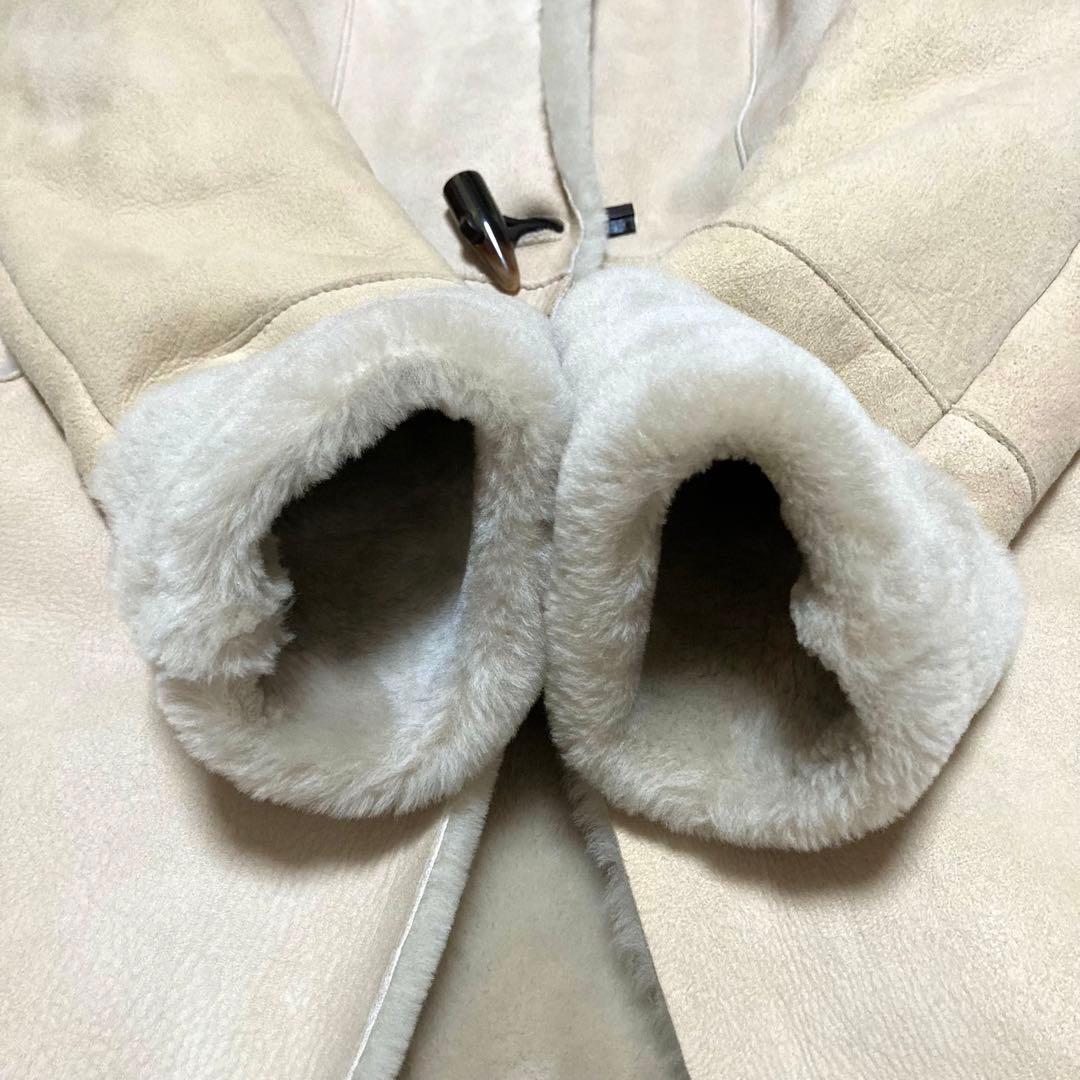 【EMMETI】リアルムートン ダッフルコート イタリア製 ４０サイズ