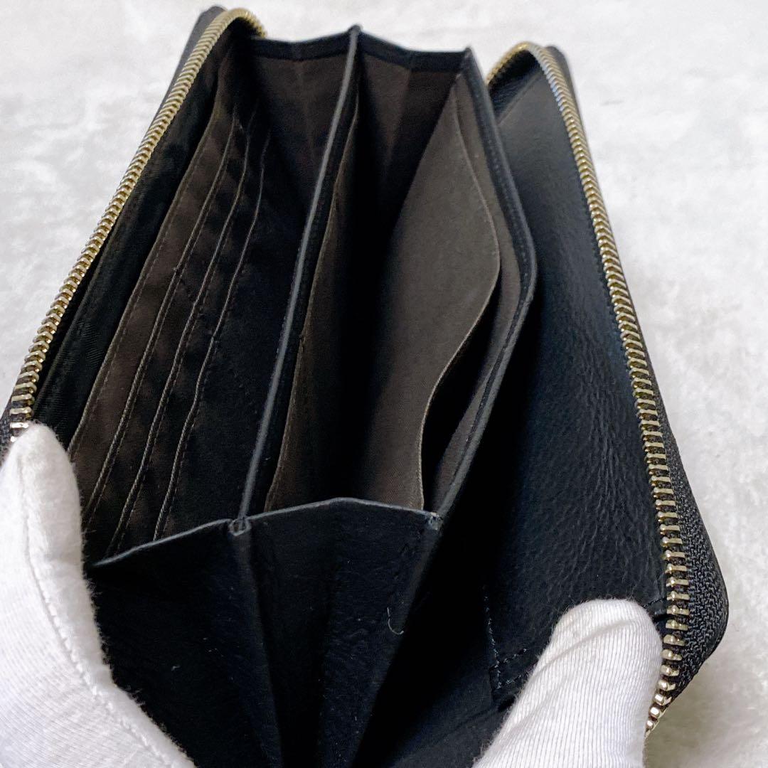 PORTER　ワンダー　ラウンドジップ長財布　BOX型小銭入れ　ブラック　迷彩柄