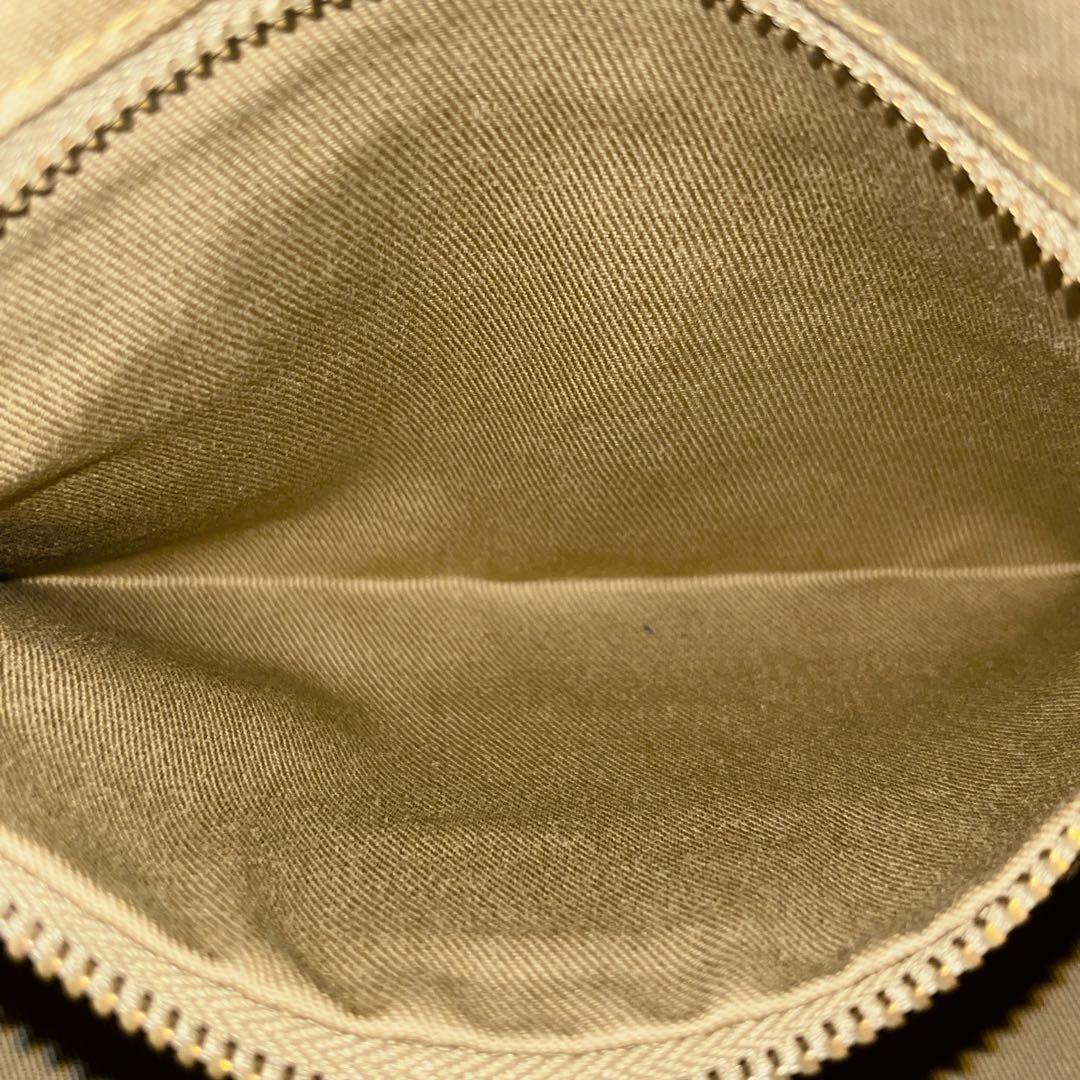 美品　オールド　ポロラルフローレン　ミニボストン　ハンドバッグ　チェック柄　緑