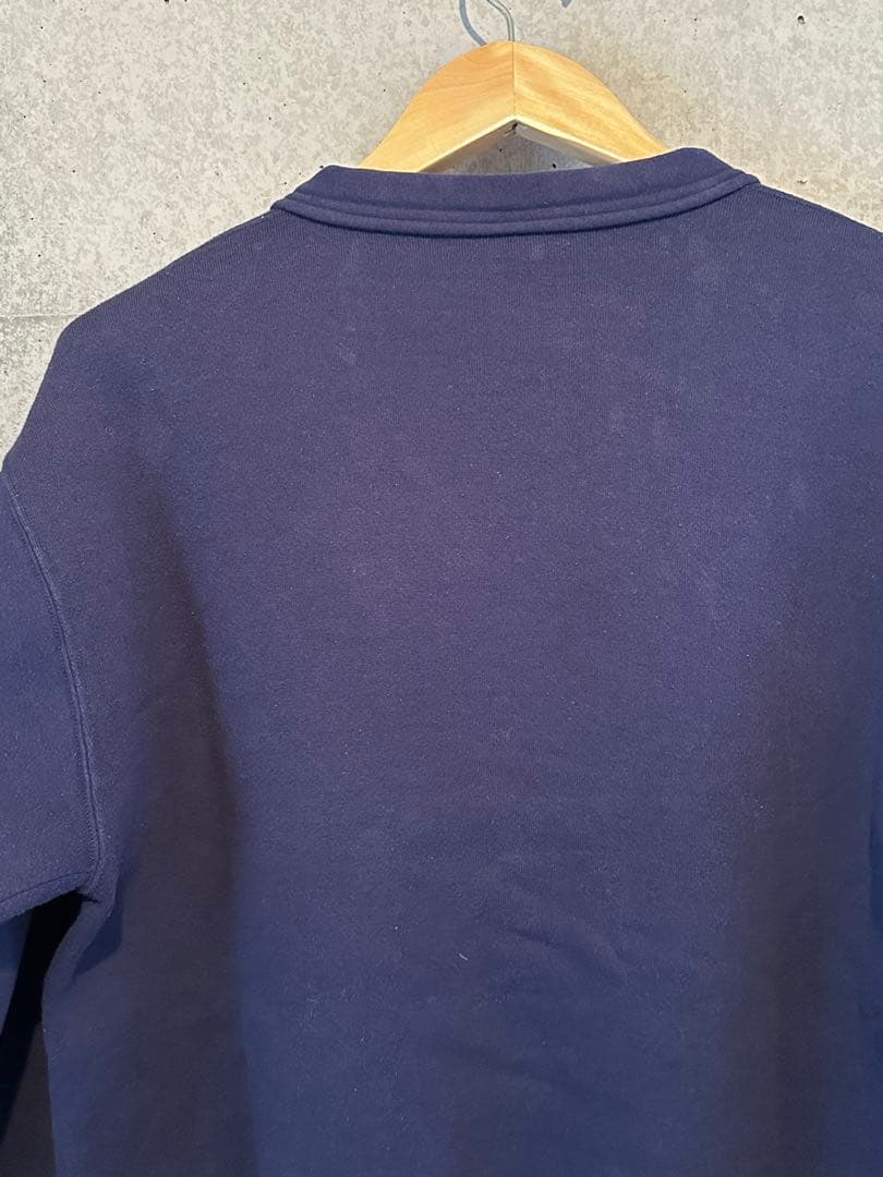 ラッセル アスレチック スウェットカーディガン ネイビー L 90s 古着 希少