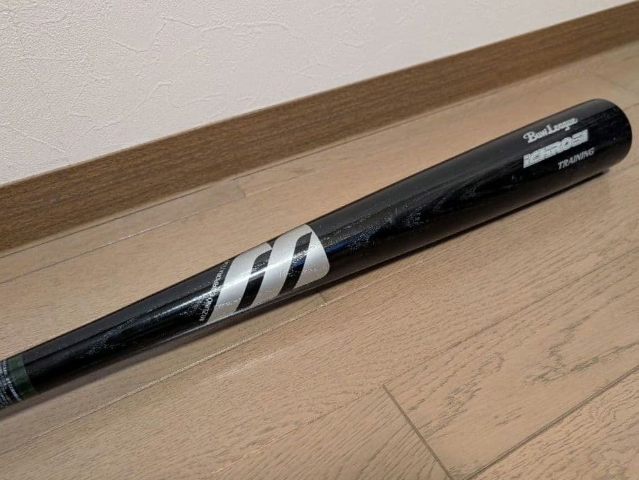 【希少】Mizuno BuwLeague 木製トレーニングバット イチローモデル